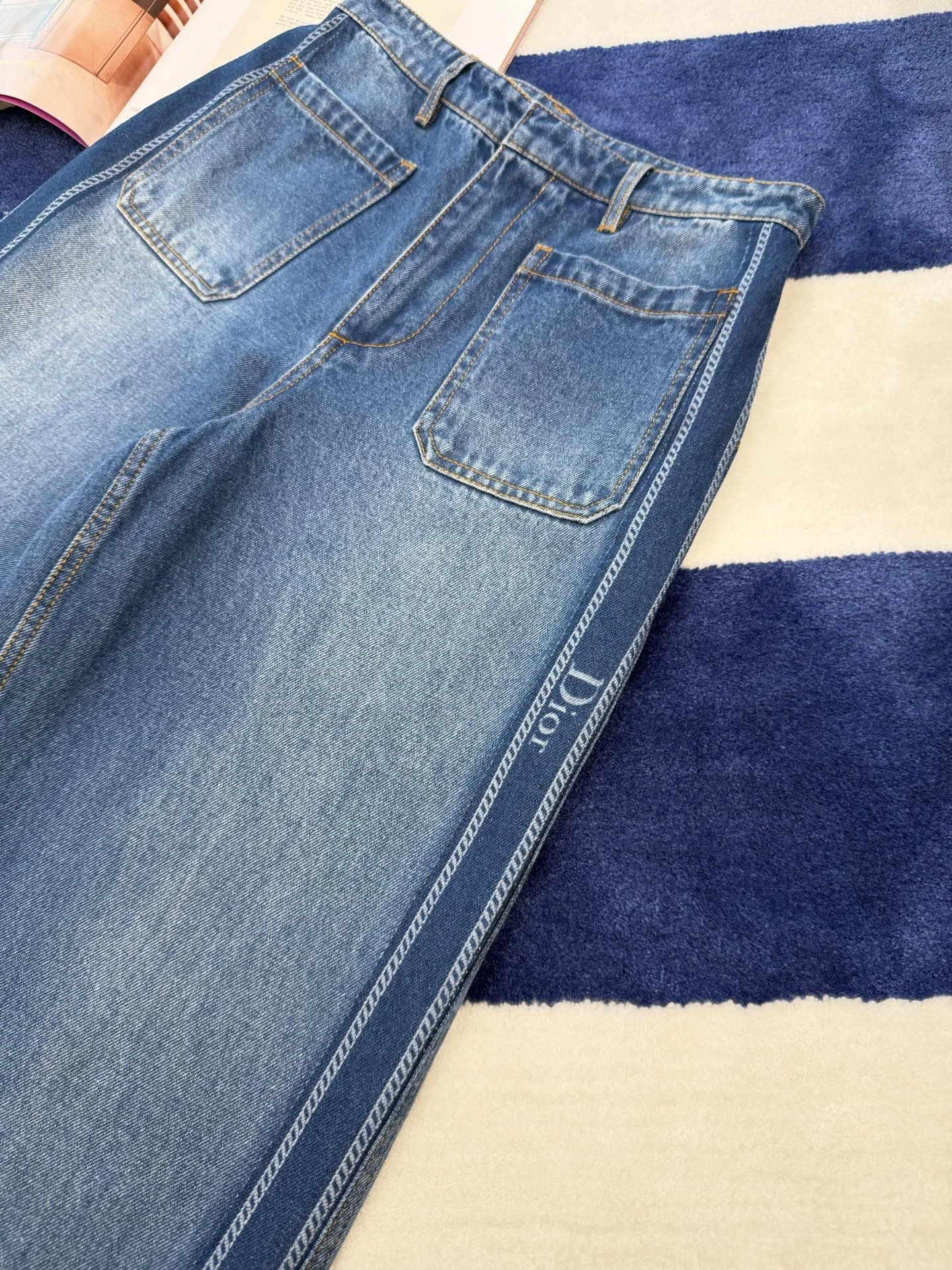 DIOR Trousers Cotton Denim S M L C65202608041761 - Image 4