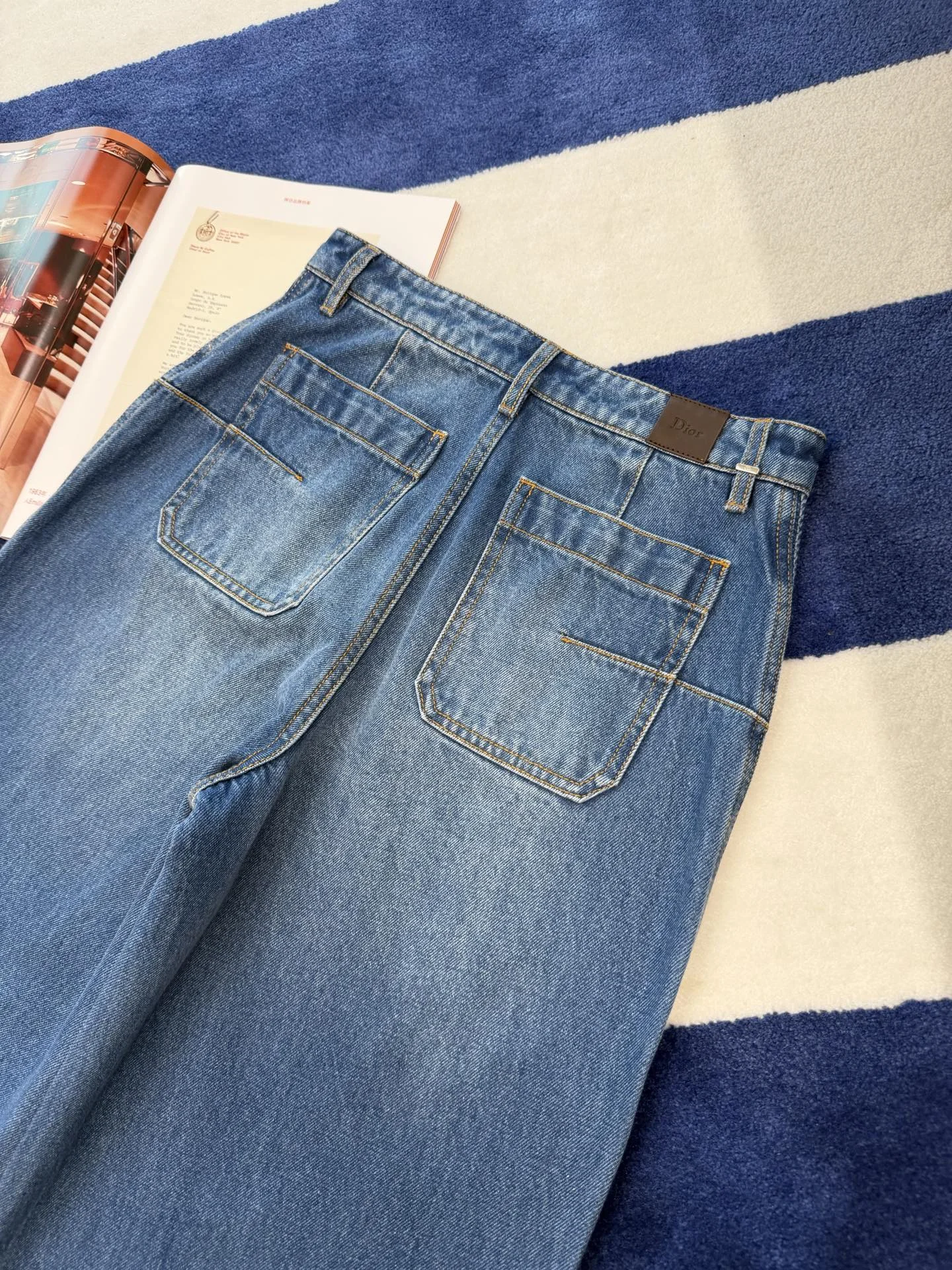 DIOR Trousers Cotton Denim S M L C65202608041761 - Image 6