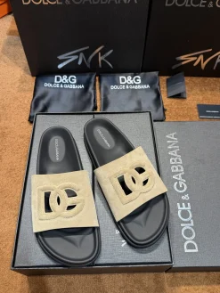 Alternative view of DOLCE & GABBANA Slides calf leather EU39-44 C20202608032658