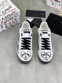 Alternative view of DOLCE & GABBANA Sneakers Calfskin Leather EU39-44 D30202608032445