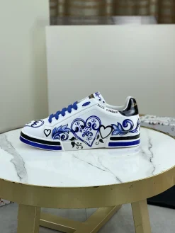 DOLCE & GABBANA Sneakers Calfskin Leather EU39-44 D30202608032446