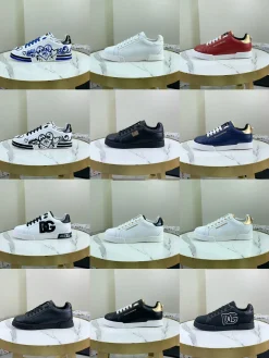 Alternative view of DOLCE & GABBANA Sneakers Calfskin Leather EU39-44 D30202608032446