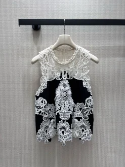 DOLCE & GABBANA Vests Lace S-M-L B95202608042184