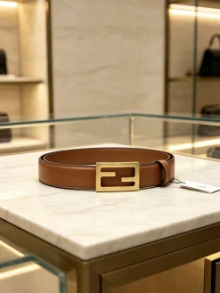 Alternative view of FENDI Belts Calf Leather 30mm Width A80202608050105