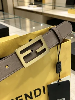 Alternative view of FENDI Belts Gold-plated Calfskin 30mm Width A80202608050103
