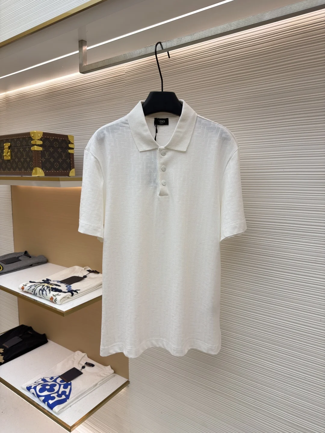 FENDI Polos Double Weave Cotton S-XL A60202608060453