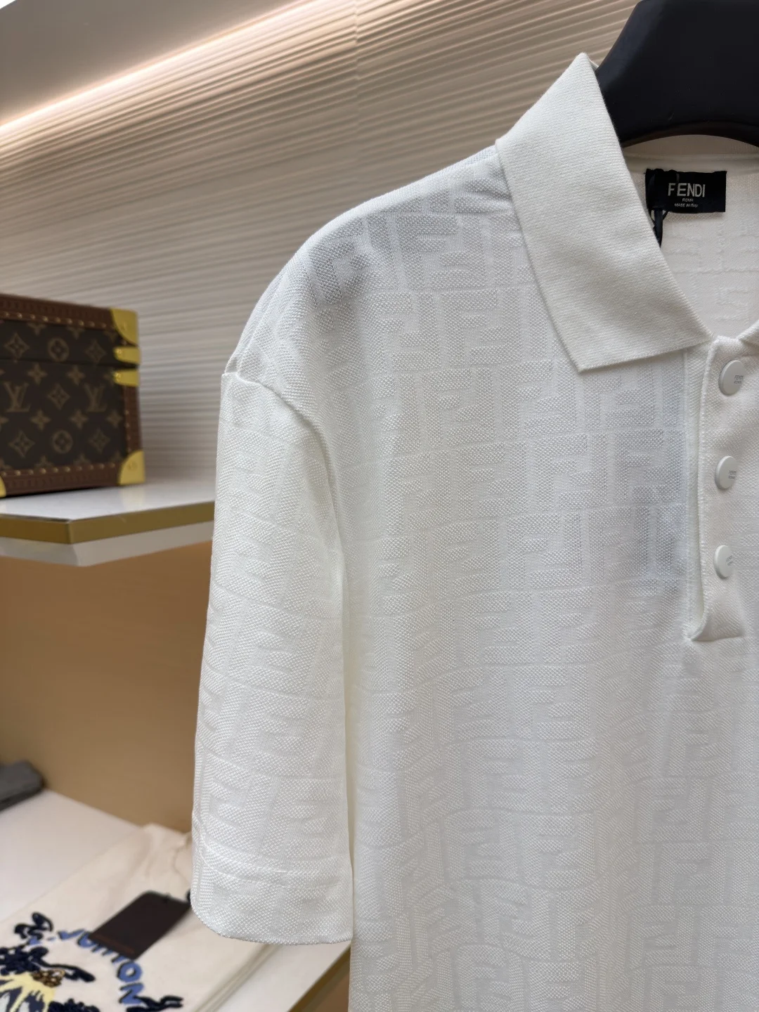 FENDI Polos Double Weave Cotton S-XL A60202608060453 - Image 4