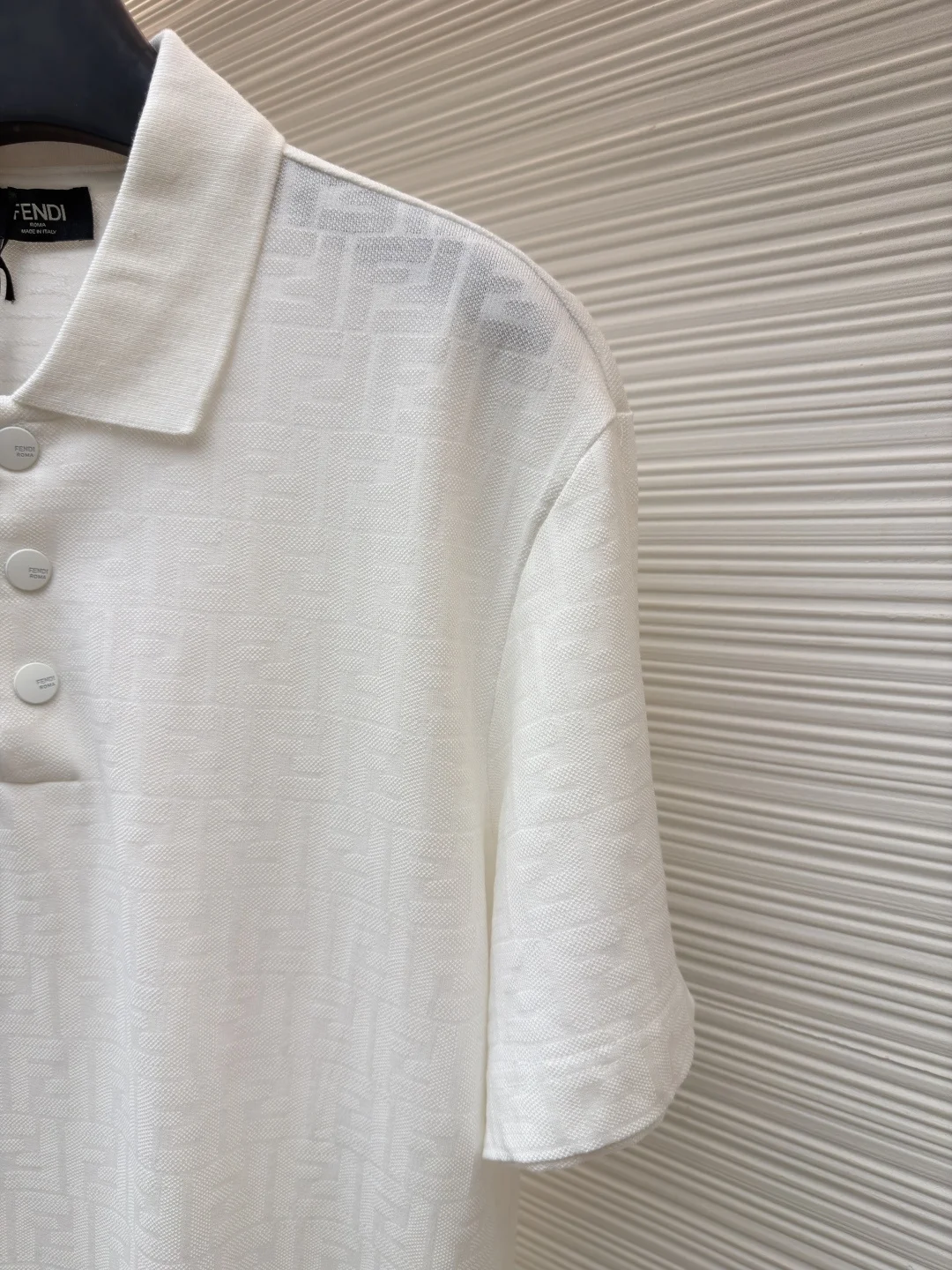 FENDI Polos Double Weave Cotton S-XL A60202608060453 - Image 5