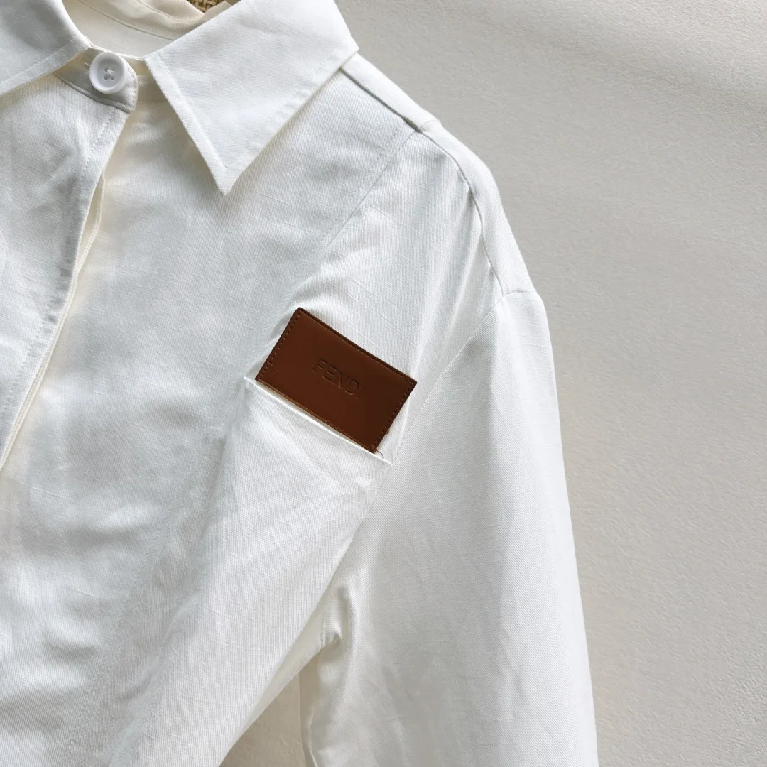 FENDI Shirts Linen S-M-L C15202608041042 - Image 4