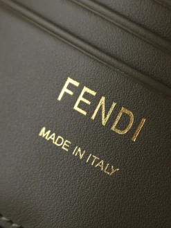 Alternative view of FENDI Shoulder Bags Canvas Leather (Beige-Brown) 13X5X20CM D80202608080135