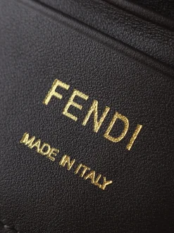 Alternative view of FENDI Shoulder Bags Canvas Leather (Gray-Orange) 13X5X20CM D80202608080136