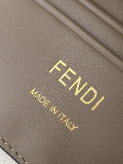 Alternative view of FENDI Shoulder Bags Canvas Leather (White-Brown-Blue-Green-Gold) 13X5X20CM D80202608080137