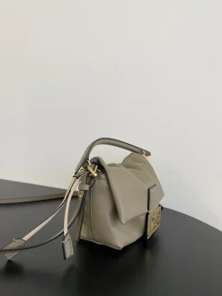 Alternative view of FENDI Shoulder Bags Lamb Leather (Beige-Gold) 16X10X13CM F30202608080184