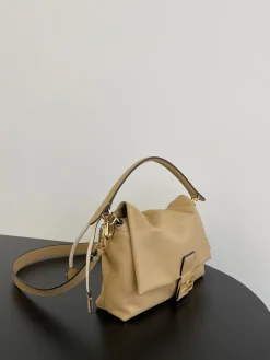 Alternative view of FENDI Shoulder Bags Lamb Leather (Beige-Gold) 16X10X13CM F90202608080180