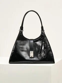 FENDI Shoulder Bags Leather (Black-Silver) 42X28X20CM G80202608081122