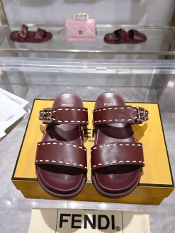 Alternative view of FENDI Slides Leather PVC EU35-45 B30202608030039