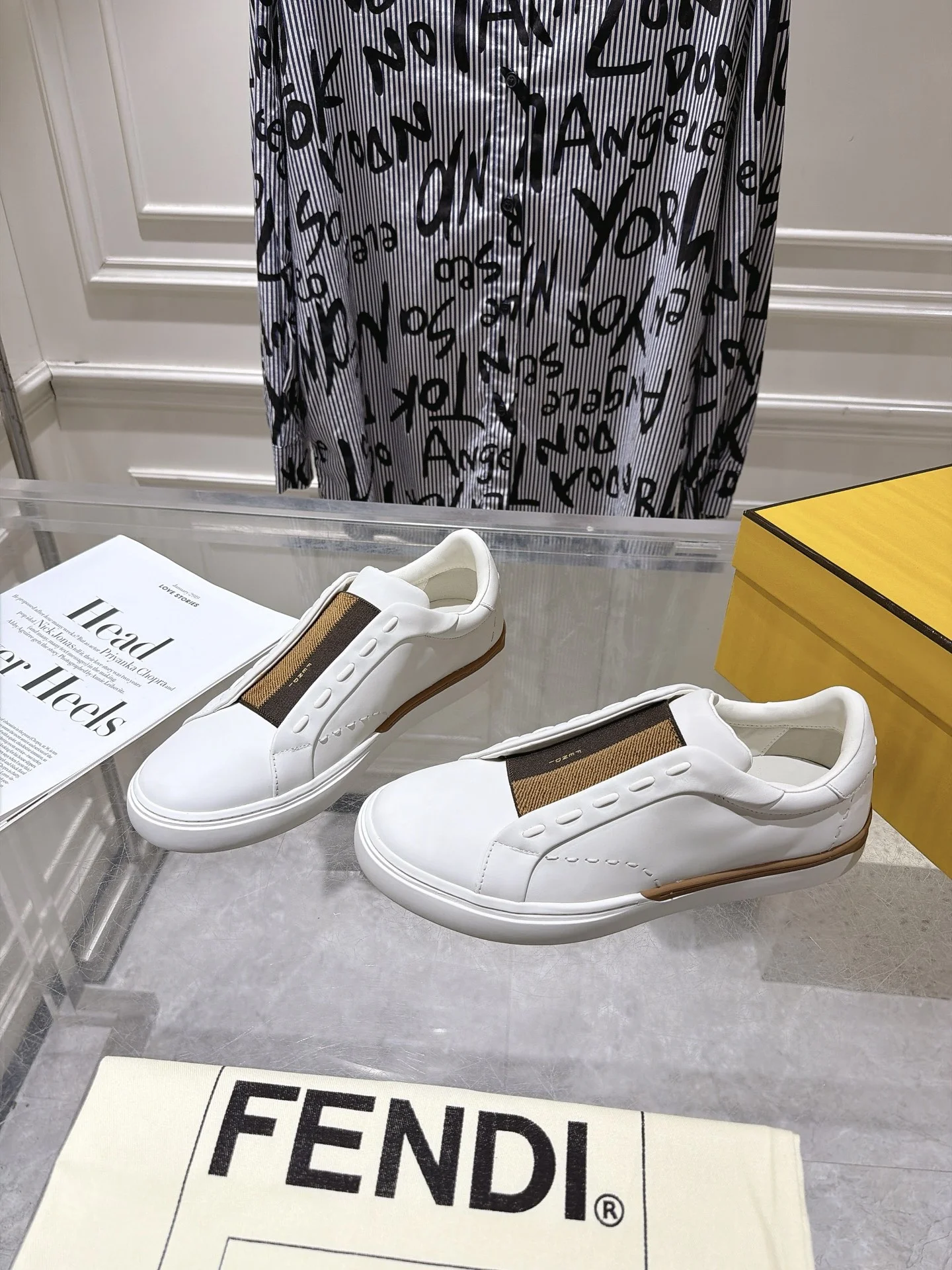 FENDI Sneakers Leather & TPU EU39-45 C20202608030645 - Image 4