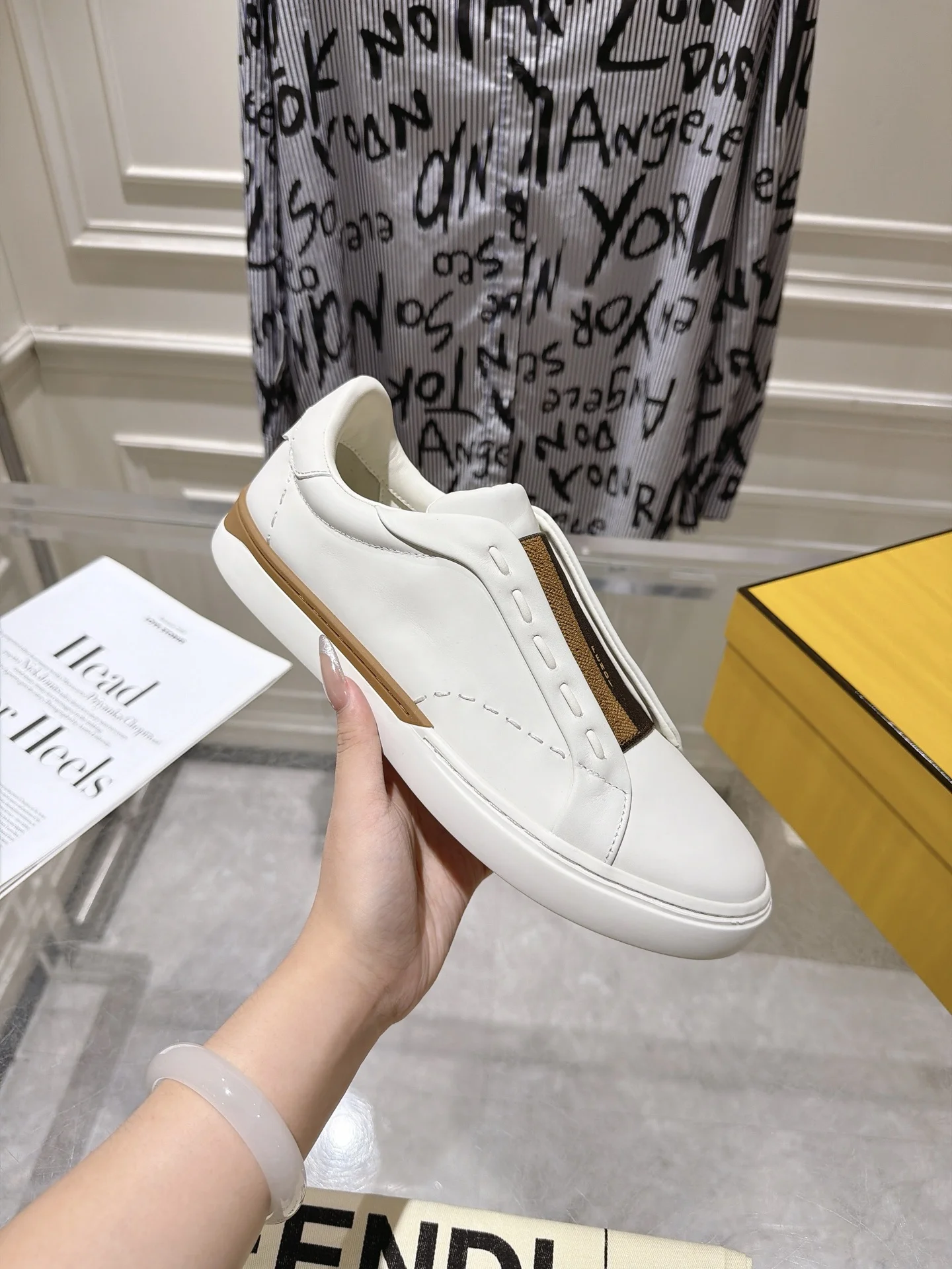FENDI Sneakers Leather & TPU EU39-45 C20202608030645 - Image 5