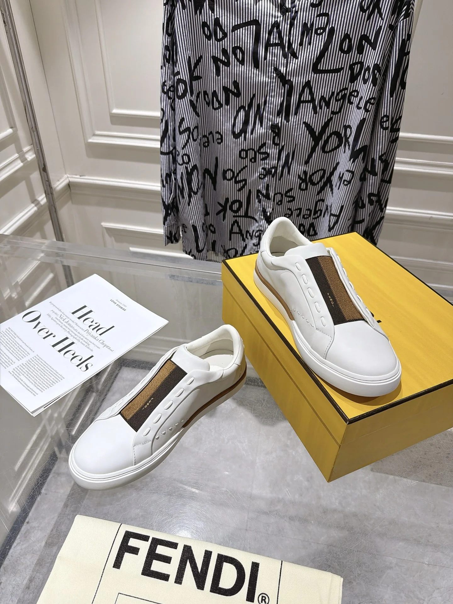 FENDI Sneakers Leather & TPU EU39-45 C20202608030645 - Image 6