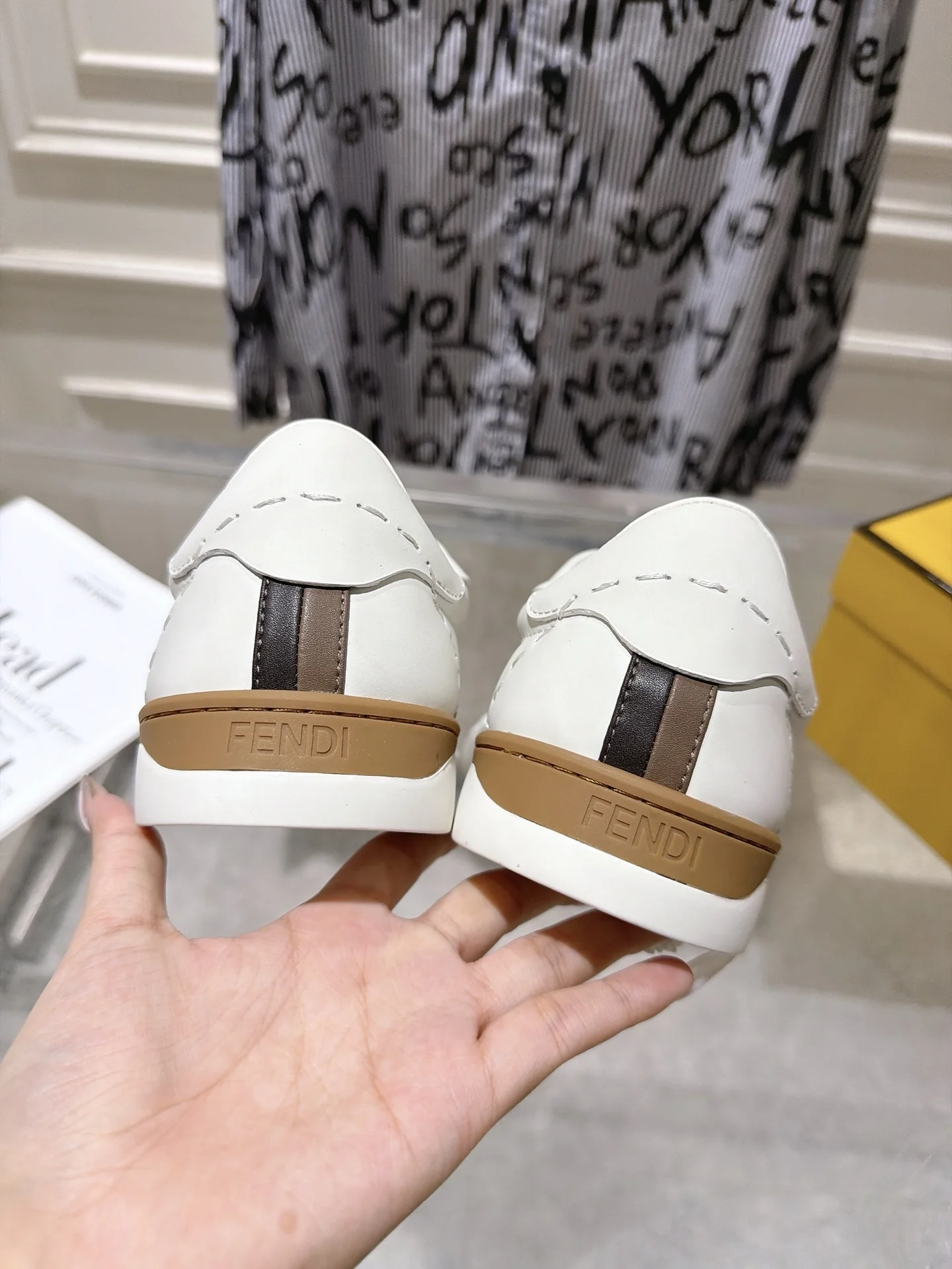 FENDI Sneakers Leather & TPU EU39-45 C20202608030645 - Image 9