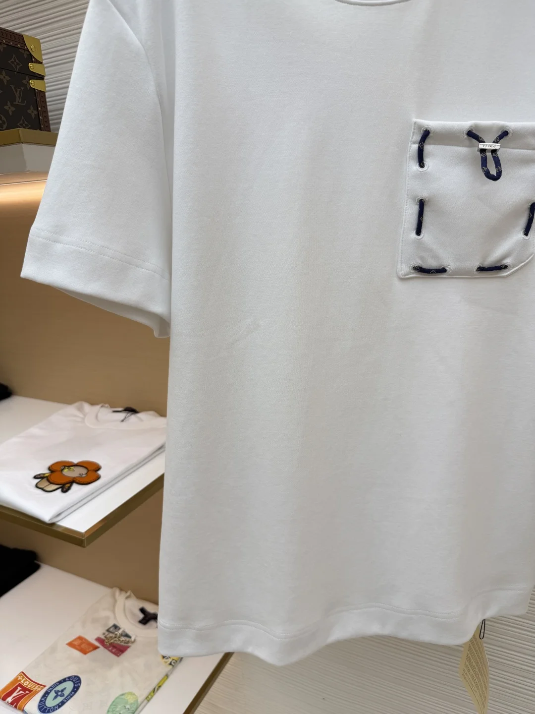FENDI T-shirts Air Cotton S-XL A25202608060067 - Image 6