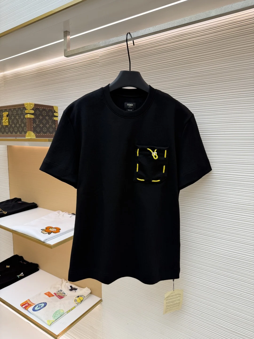 FENDI T-shirts Cotton Blend S-XL A25202608060068