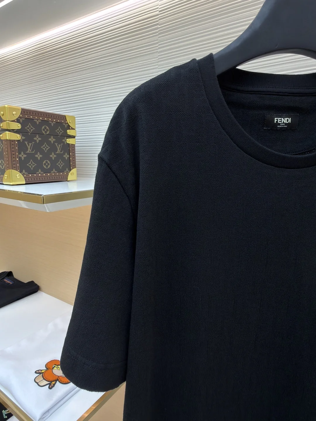 FENDI T-shirts Jacquard Pique S-M-L-XL A30202608060176 - Image 4