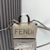FENDI Trend Bags Leather (Beige-Tortoiseshell) 17X18X8CM D30202608080058