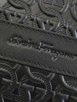 Alternative view of FERRAGAMO Crossbody Bags Leather (Black) 25X6X18CM G50202608100097