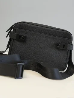 FERRAGAMO Crossbody Bags Suede Leather (Black) 27X19X6 G80202608100104