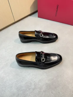 FERRAGAMO Formal Shoes Calfskin Leather EU39-45 D50202608033027