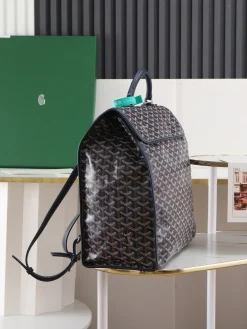 Alternative view of GOYARD Backpacks Bags (Brown-Black) 35X33X16CM F50202608090695