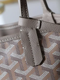Alternative view of GOYARD Totes Bags Calf Leather (Brown-White) 28X20X10CM E20202608090527