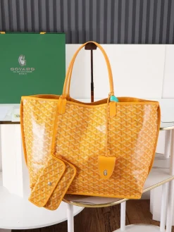 GOYARD Totes Bags Calfskin Leather (Orange-Yellow) 39X32X19CM F50202608091623