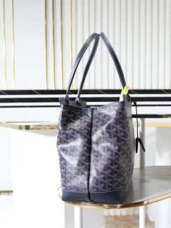 Alternative view of GOYARD Totes Bags Canvas (Navy-Brown) 36X15X27CM E50202608091196