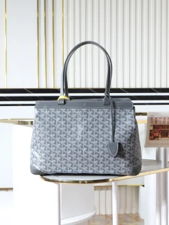 GOYARD Totes Bags Coated Canvas (Gray-White) 36X15X27CM E50202608091194