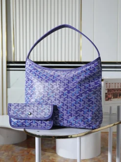 GOYARD Totes Bags Leather (Purple-Blue) 42X27X15CM D80202608090912