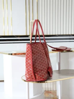 Alternative view of GOYARD Totes Bags Leather (Red-White) 30X14X25CM F00202608091611