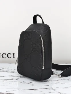 Alternative view of GUCCI Backpacks Bags Leather (Black-SiGUCCIer) 19X29X7 CM D10202608060424