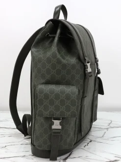 Alternative view of GUCCI Backpacks Bags Leather (Dark Green-SiGUCCIer) 35x46x12cm E10202608060506