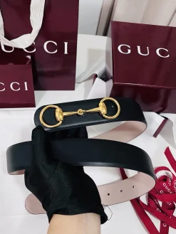 Alternative view of GUCCI Belts Black Leather A60202608050743