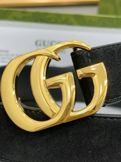 GUCCI Belts Suede Leather 3.5CM A60202608050332