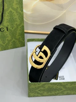 Alternative view of GUCCI Belts Suede Leather 3.5CM A60202608050332