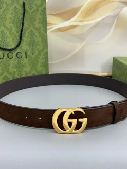 GUCCI Belts Suede Leather A60202608050330