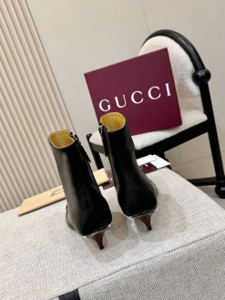 Alternative view of GUCCI Booties Leather & Denim EU35-41 C50202608031583