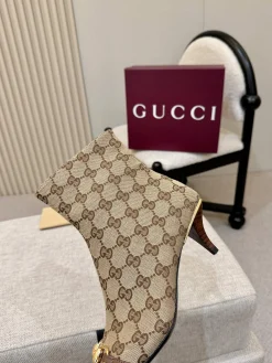 Alternative view of GUCCI Booties Leather & Denim EU35-41 C50202608031584