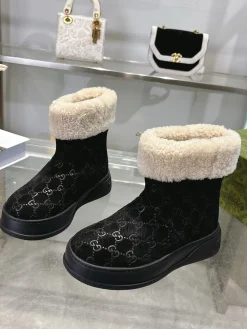 GUCCI Booties Suede Leather EU36-42 C10202608030019