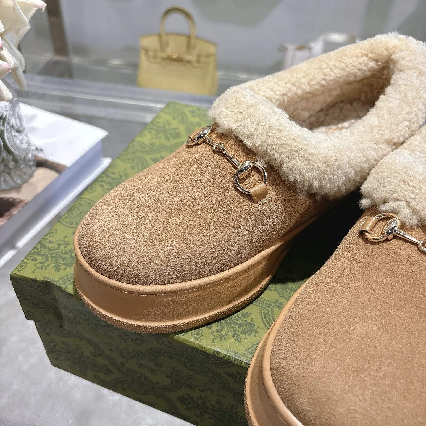 GUCCI Booties Suede & Merino Wool EU36-42 B60202608030015 - Image 7