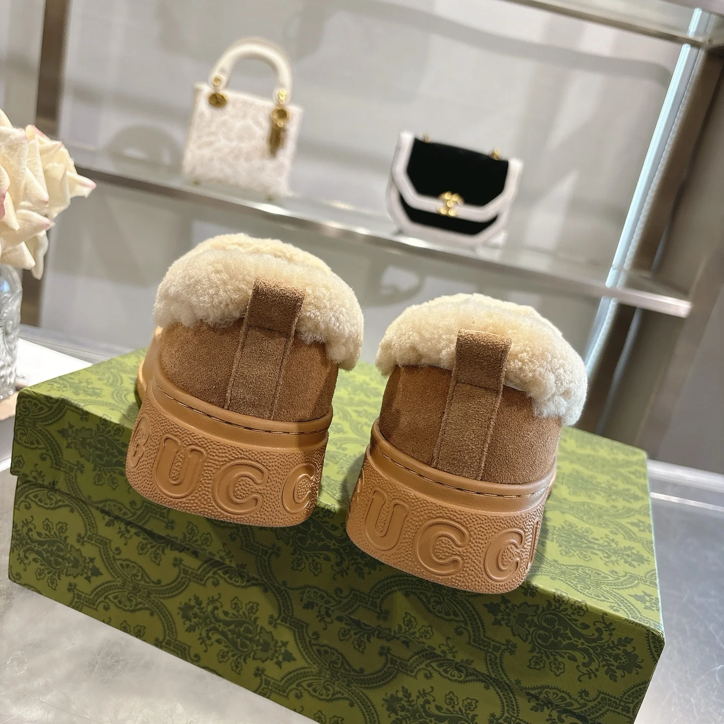 GUCCI Booties Suede & Merino Wool EU36-42 B60202608030015 - Image 8