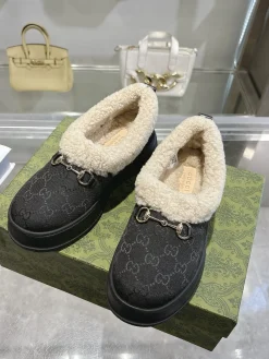 GUCCI Booties Suede Wool EU36-42 B60202608030017